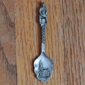 Vintage Unknown Brand "Alaska" State Collector's Spoon